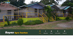 Desktop Screenshot of koynaagrotourism.in